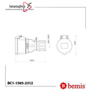 سوکت سیار کانکتور بمیس BC1-1505-2312