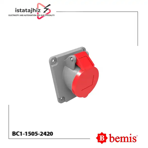 سوکت تابلویی توکار بمیس BC1-1505-2420 1 سوکت تابلویی توکار Bemis BC1-1504-2420