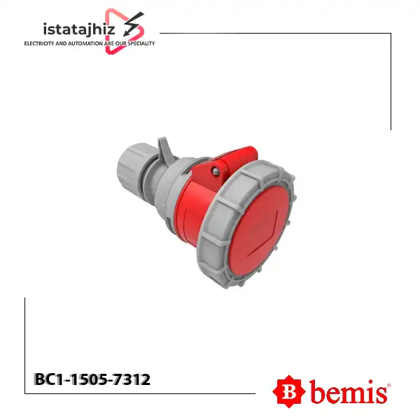 سوکت تابلویی توکار بمیس BC1-1505-7420 1 سوکت سیار کانکتور بمیس BC1-1505-7312