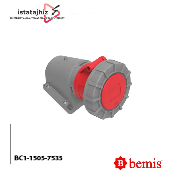 سوکت روکار پنج شاخه Bemis BC1-1505-7535 1 سوکت روکار پنج شاخه Bemis BC1-1505-7535