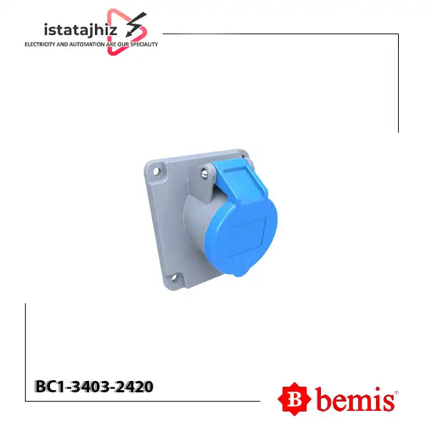 سوکت تابلویی توکار 32 آمپر BC1-3403-2420 1 سوکت تابلویی توکار 32 آمپر BC1-3403-2420