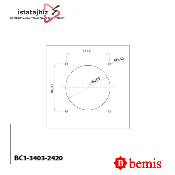 سوکت تابلویی توکار 32 آمپر BC1-3403-2420 3 سوکت تابلویی توکار 32 آمپر BC1-3403-2420