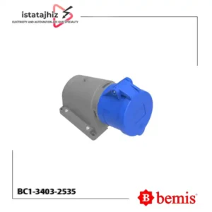سوکت روکار 3 پین بمیس BC1-3403-2535 7 سوکت روکار 3 پین بمیس BC1-3403-2535