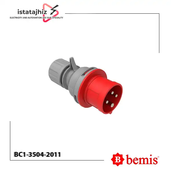 پلاگ صنعتی سه فاز بمیس BC1-3504-2011 1 پلاگ صنعتی سه فاز بمیس BC1-3504-2011