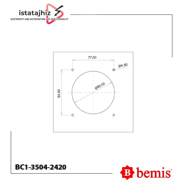 سوکت تابلویی توکار BC1-3504-2420 Bemis 3 سوکت تابلویی توکار BC1-3504-2420 Bemis