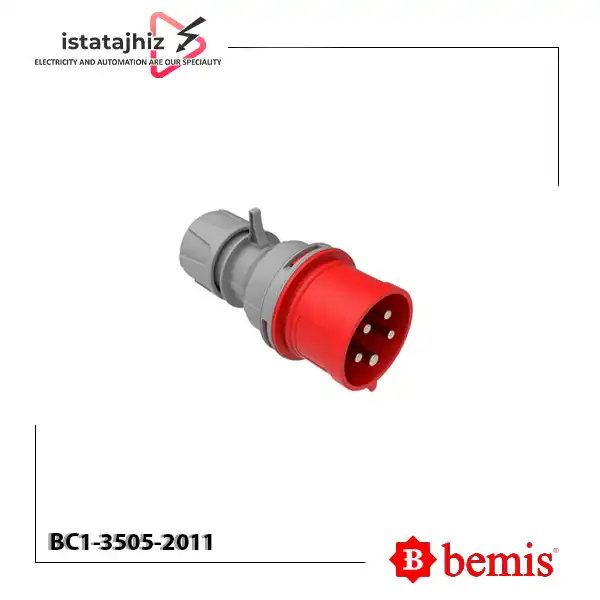 پلاگ صنعتی سه فاز بمیس BC1-3505-2011 1 پلاگ صنعتی سه فاز بمیس BC1-3505-2011