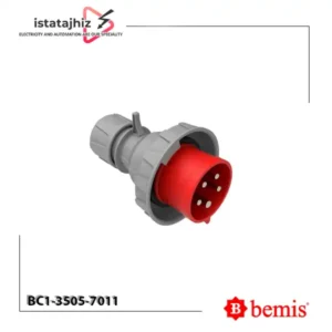 پلاگ 32 آمپر سه فاز ضد آب بمیس BC1-3505-7011 5 پلاگ 32 آمپر سه فاز ضد آب بمیس BC1-3505-7011
