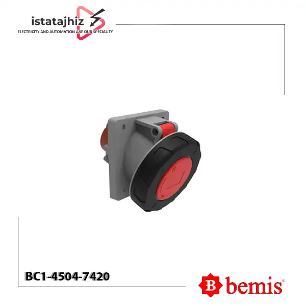 سوکت تابلویی توکار 4 پین بمیس BC1-4504-7420 1 سوکت تابلویی توکار 4 پین بمیس BC1-4504-7420