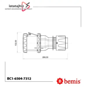 سوکت سیار کانکتور بمیس BC1-6504-7312