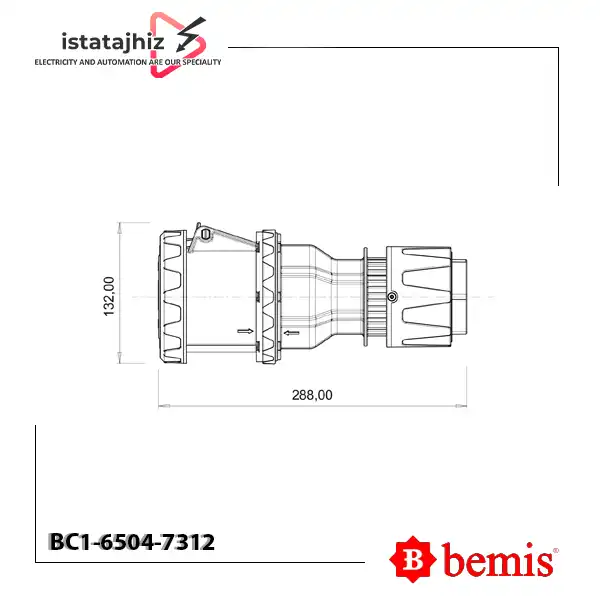 سوکت سیار کانکتور بمیس BC1-6504-7312 2 سوکت سیار کانکتور بمیس BC1-6504-7312