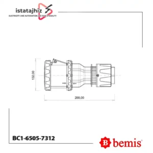 سوکت سیار کانکتور 5 پین بمیس BC1-6505-7312