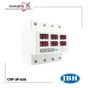محافظ ولتاژ و جریان سه فاز 63 آمپر JBH CVP-3P-63A-1