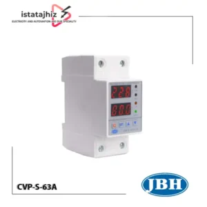 محافظ ولتاژ و جریان تک فاز 63 آمپر JBH CVP-S-63A-2