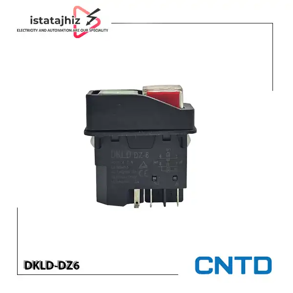 کلید بوبین دار تکفاز مدل DZ6 برند CNTD 2 شاستی بوبین دار تکفاز مدل DZ6 برند CNTD