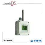 ترانسمیتر دما و رطوبت دیواری Vesta مدل HIT-WD77C
