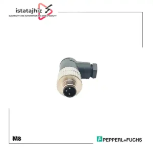 کانکتور M8 نری 3 پین زاویه دار 90 درجه 6 سوکت M8 نری 3 پین 90 درجه