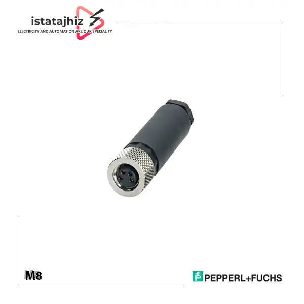 کانکتور سنسور M8 مادگی 4 پین مستقیم 1 کانکتور سنسور M8 مادگی 4 پین مستقیم