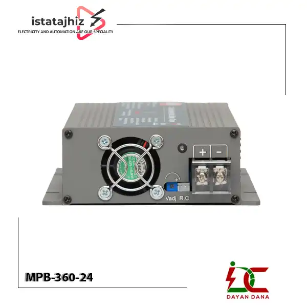 باتری شارژر صنعتی 24 ولت 360 وات MPB-360-24 3 فروش باتری شارژر صنعتی 24 ولت 360 وات MPB-360-24