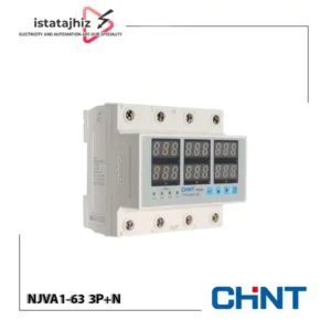 محافظ ولتاژ و جریان سه فاز CHINT NJVA1-63 3P+N