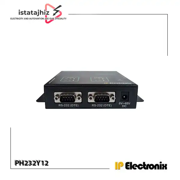 مبدل و ریپیتر RS-232 یک به دو IP Electronix PH232Y12 2 پورت های مبدل RS-232 یک به دو IP Electronix PH232Y12