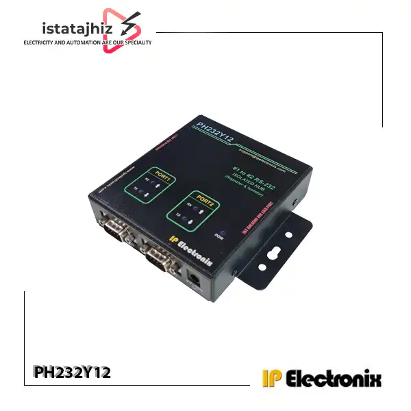 مبدل و ریپیتر RS-232 یک به دو IP Electronix PH232Y12 3 نمای بغل مبدل و ریپیتر RS-232 یک به دو IP Electronix PH232Y12