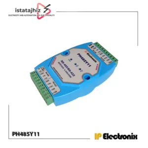 نمای بغل مبدل و ریپیتر RS-485/RS-422 ایزوله IP Electronix PH485Y11