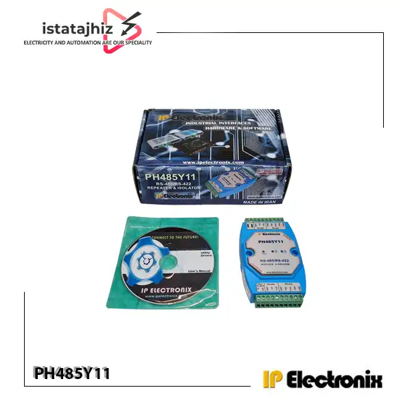 مبدل و ایزولاتور RS-485/RS-422 یک به یک IP Electronix PH485Y11 4 جعبه و متعلقات مبدل RS-485/RS-422 ایزوله IP Electronix PH485Y11