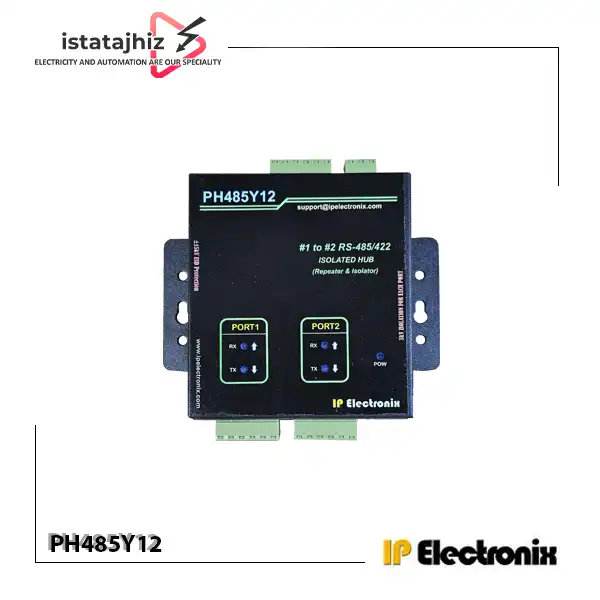 مبدل و ریپیتر RS-485/RS-422 ایزوله IP Electronix PH485Y12 1 مبدل و ریپیتر RS-485/RS-422 ایزوله IP Electronix PH485Y12