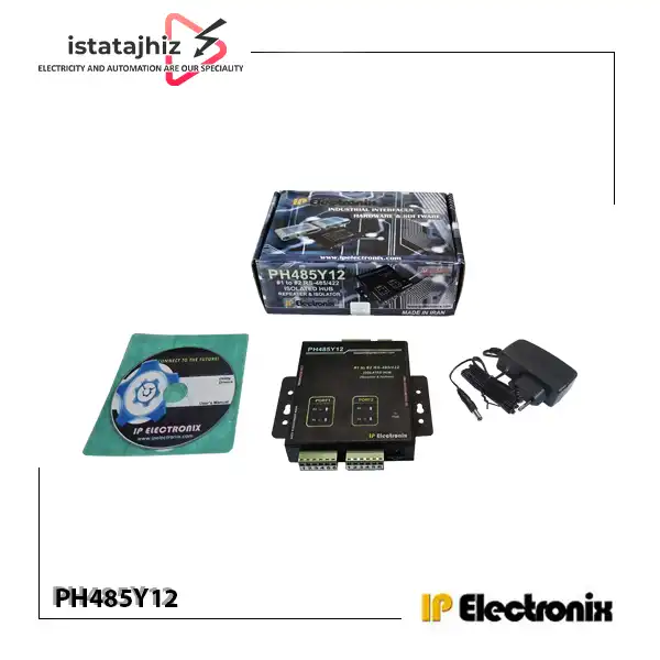 مبدل و ریپیتر RS-485/RS-422 ایزوله IP Electronix PH485Y12 4 جعبه و متعلقات مبدل RS-485/RS-422 ایزوله IP Electronix PH485Y12