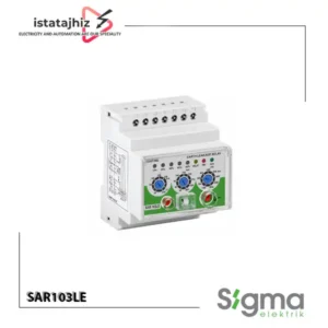 رله تشخیص نشتی جریان سیگما الکتریک SAR103LE 1 رله تشخیص نشتی جریان Sigma Elektrik SAR103LE قابل تنظیم از 30 میلی آمپر تا 30 آمپر