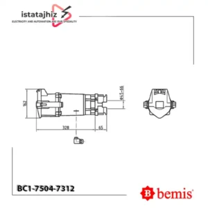کانکتور سیار 200 آمپر سه‌فاز بمیس BC1-7504-7312