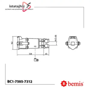 سوکت سیار کانکتور 200 آمپر بمیس BC1-7505-7312