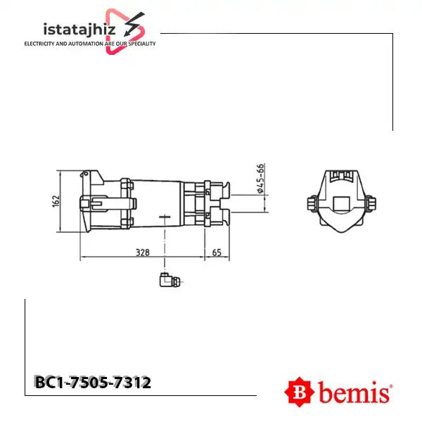 سوکت سیار کانکتور 200 آمپر بمیس BC1-7505-7312 2 سوکت سیار کانکتور 200 آمپر بمیس BC1-7505-7312