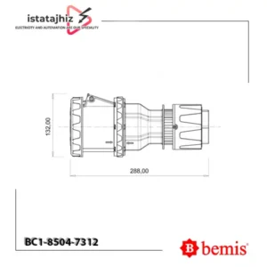 کانکتور سیار ضدآب بمیس BC1-8504-7312