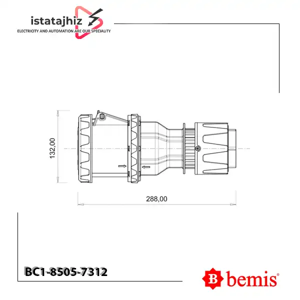 کانکتور سیار 160 آمپر BC1-8505-7312 Bemis 2 کانکتور سیار 160 آمپر BC1-8505-7312 Bemis