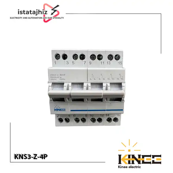 چنج اور دستی 60 آمپر 4 پل مدل KNS3-Z کاینی 1 چنج اور دستی 60 آمپر 4 پل مدل KNS3-Z کاینی