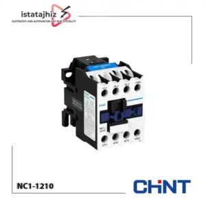 کنتاکتور ۱۲ آمپر CHINT مدل NC1-1210 4 کنتاکتور ۱۲ آمپر CHINT مدل NC1-1210 سه پل با کنتاکت کمکی باز