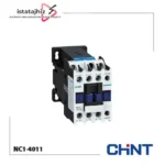 کنتاکتور ۴۰ آمپر سه پل CHINT مدل NC1-4011 با کنتاکت کمکی 1NO+1NC