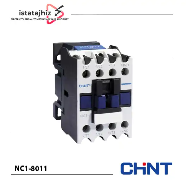 کنتاکتور 80 آمپر CHINT مدل NC1-8011 1 کنتاکتور 80 آمپر سه فاز CHINT مدل NC1-8011 با دو کنتاکت کمکی