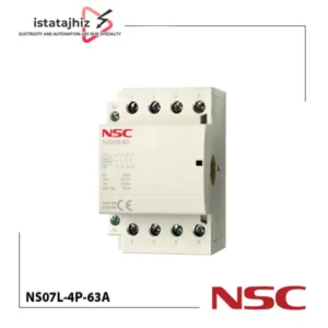 کنتاکتور روشنایی NSC مدل NS07L-4P-63A 6 کنتاکتور روشنایی NSC مدل NS07L-4P-63A