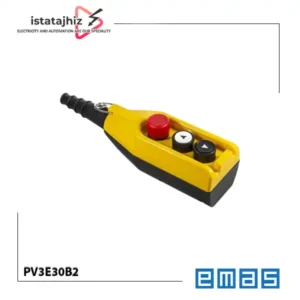 کلید جرثقیل 3 دکمه تک سرعته PV3E30B2 اماس 5 کلید جرثقیل 3 دکمه تک سرعته PV3E30B2 اماس