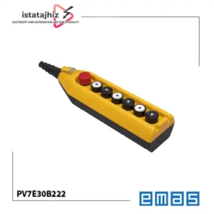 کلید جرثقیل 6 دکمه تک سرعته PV7E30B222 4 کلید جرثقیل 6 دکمه تک سرعته PV7E30B222
