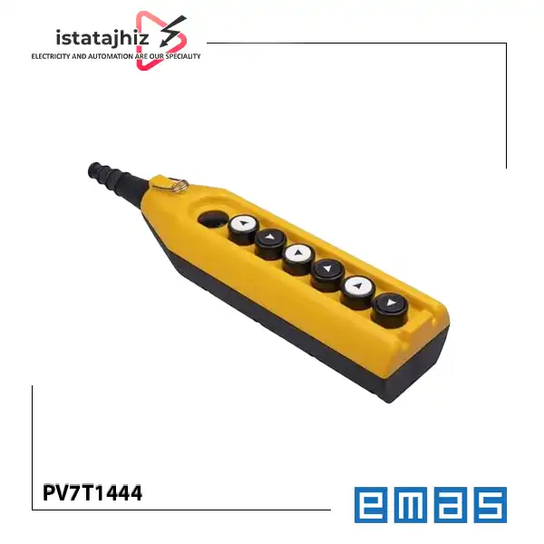 کلید جرثقیل 6 دکمه دو سرعته PV7T1444 1 کلید جرثقیل 6 دکمه دو سرعته PV7T1444