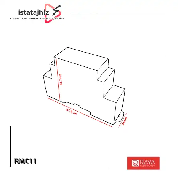 مبدل دوطرفه Modbus RTU به Modbus TCP مدل RMC11 2 مبدل دوطرفه Modbus RTU به Modbus TCP مدل RMC11